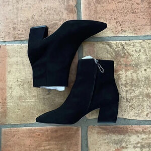 NEW ✨ BOTKIER Sasha Suede Almond Toe Block Heel Boot Size 11 New With Box